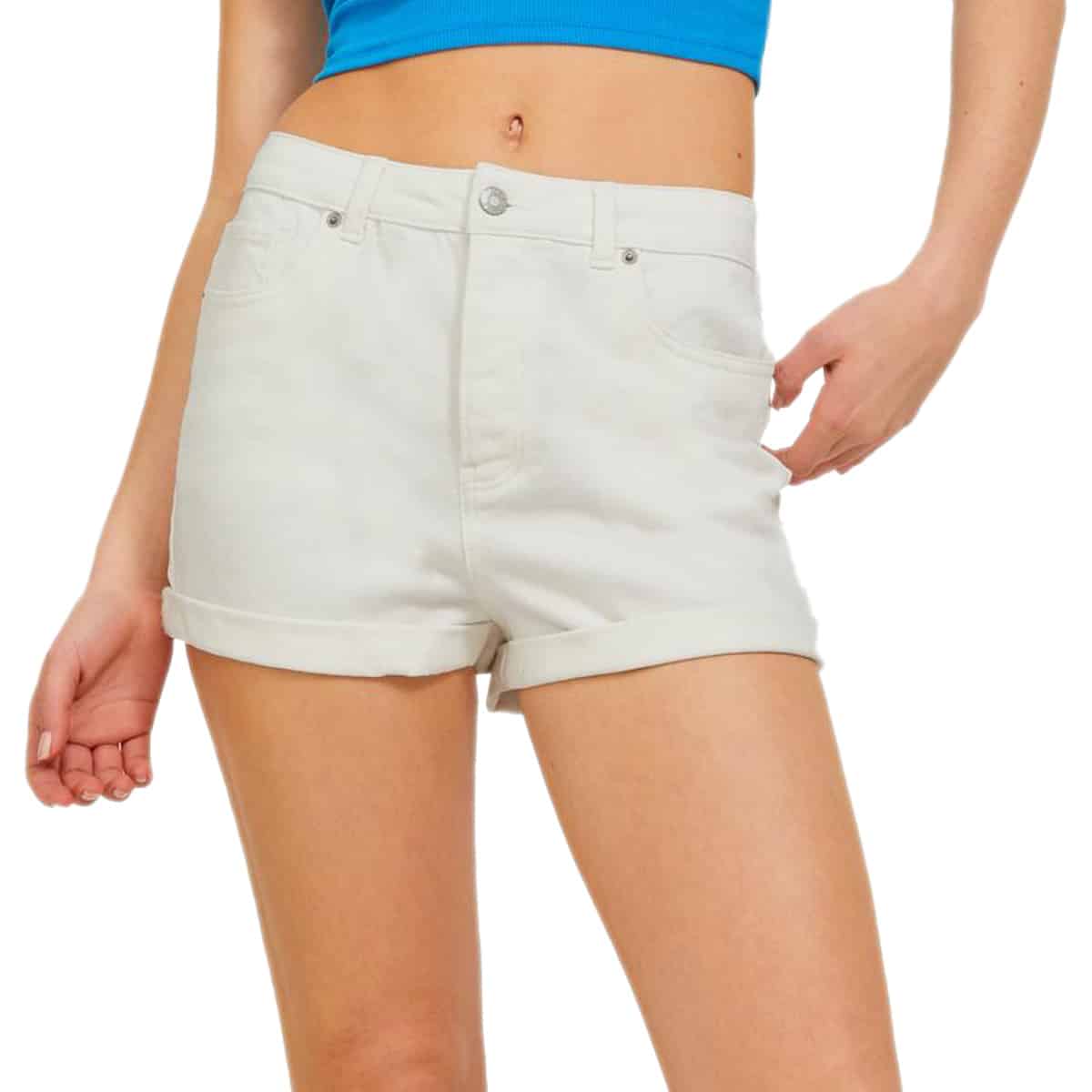 Short Denim Slim Fit Risvolto HAZEL-SHORT Donna JJXX