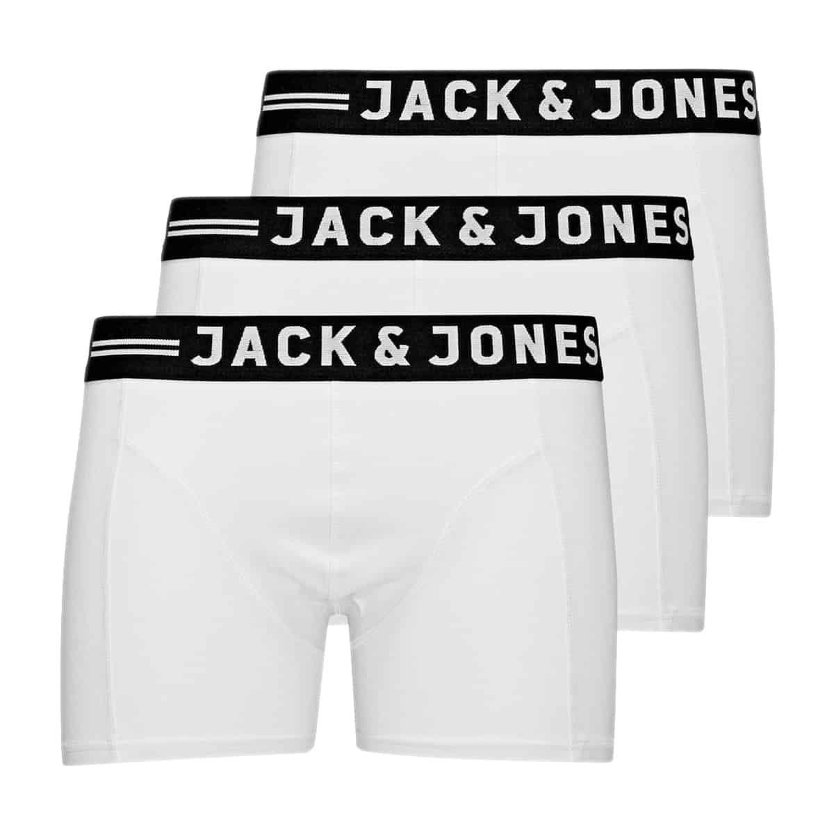Mutande Boxer 3 Pack Big Logo SENSE-TRUNK Uomo JACKJONES