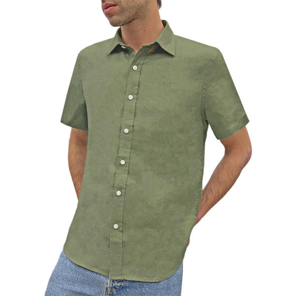 Camicia M.C Puro Lino Mini Logo 664370 Uomo NORTHSAILS