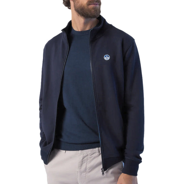 Felpa Felpata Zip Mini Patch 691256 Uomo NORTHSAILS