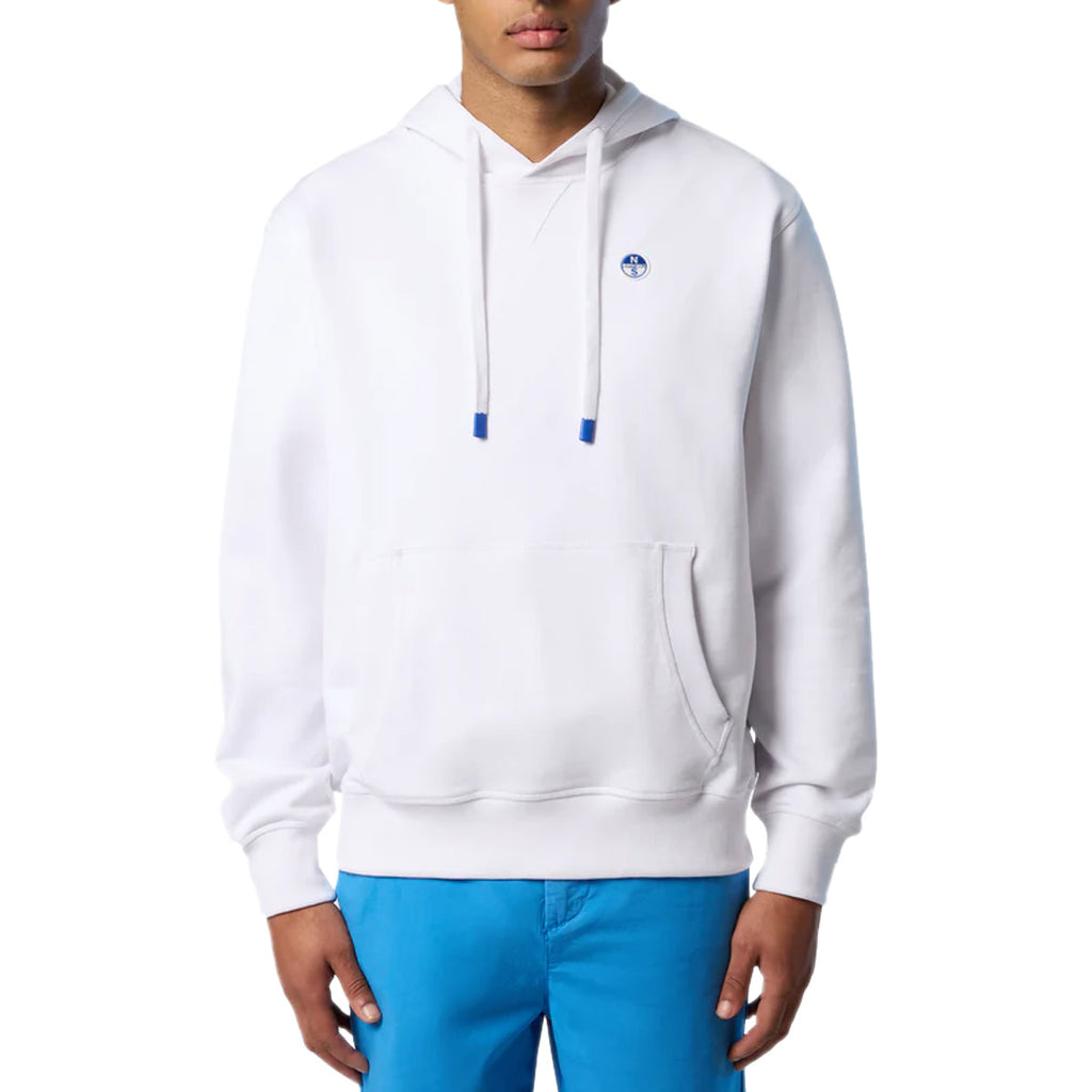 Felpa Garzata Mini Logo Cappuccio 691372 Uomo NORTHS