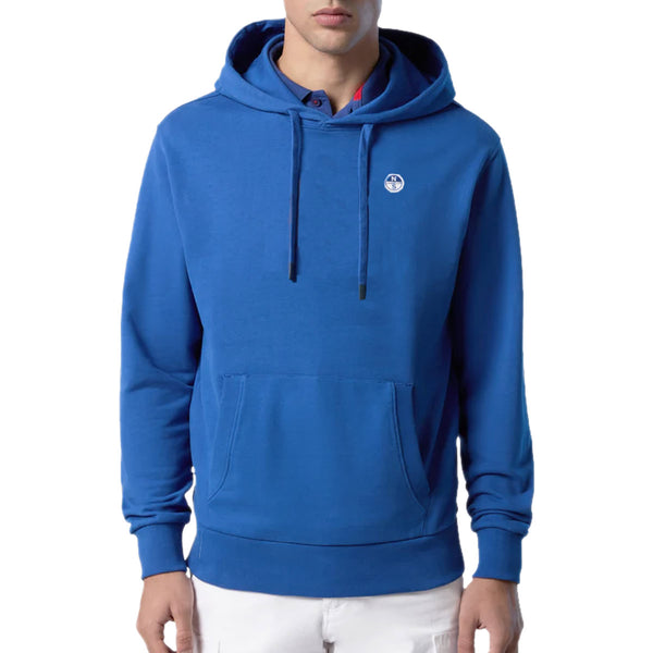 Felpa Garzata Mini Logo Cappuccio 691372 Uomo NORTHS