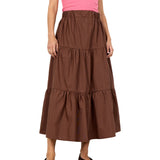 Gonna Balze Lunga Vita Elastica NETTI127 Donna SOYACONCEPT