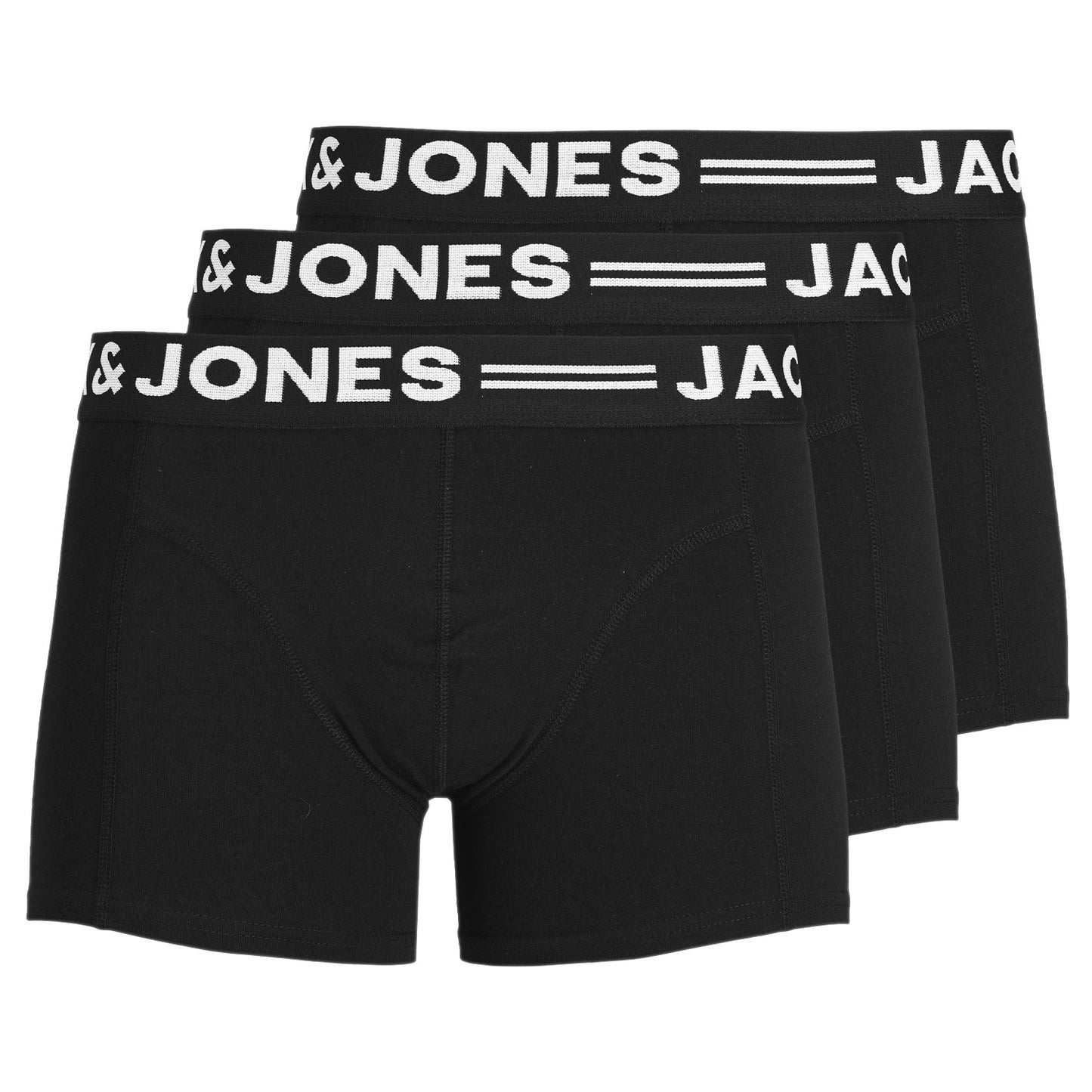 Mutande Boxer 3 Pack Big Logo SENSE-TRUNK Uomo JACKJONES
