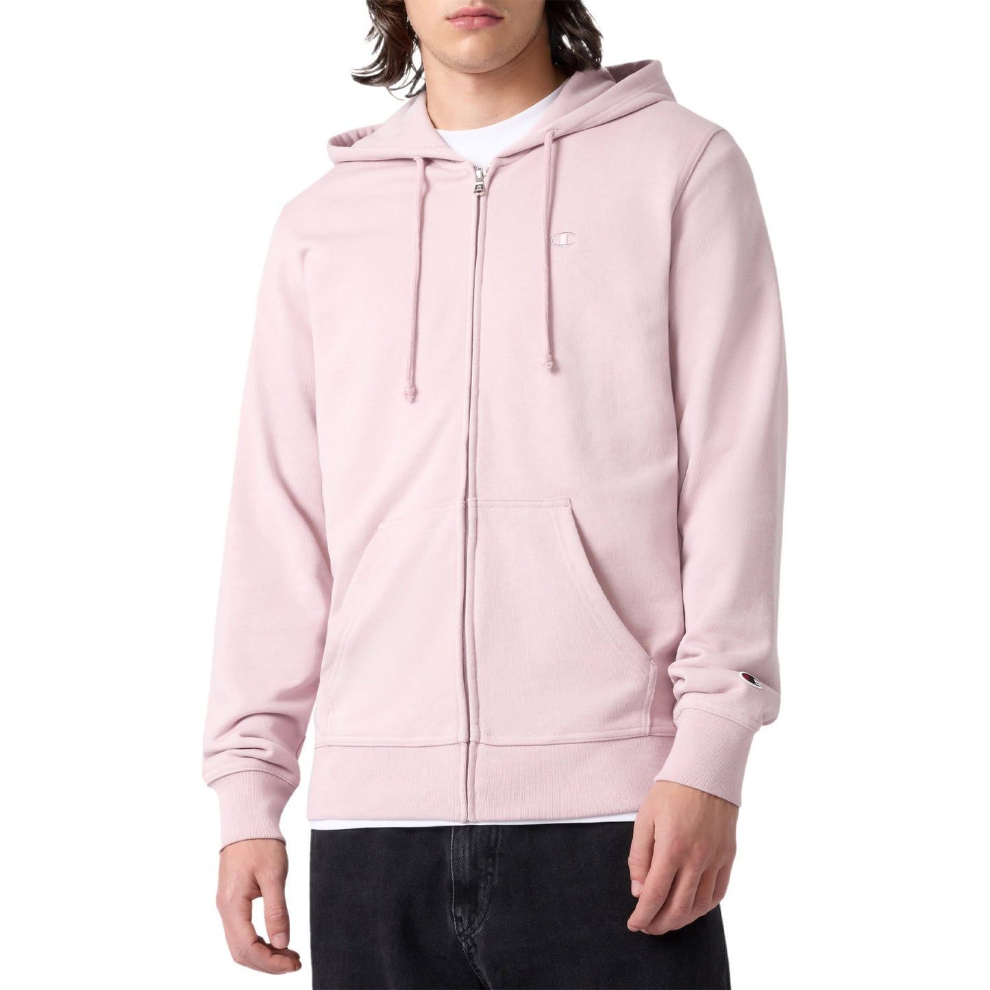 Felpa Garzata Cappuccio Full Zip 220786 Uomo CHAMPION
