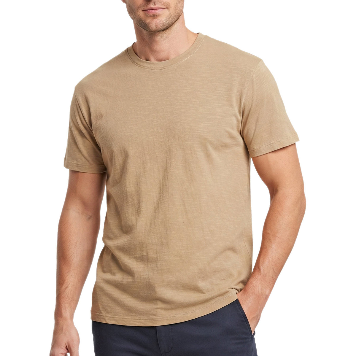 T-Shirt Girocollo Cotone Fiammato TM3556 Uomo CENSURED