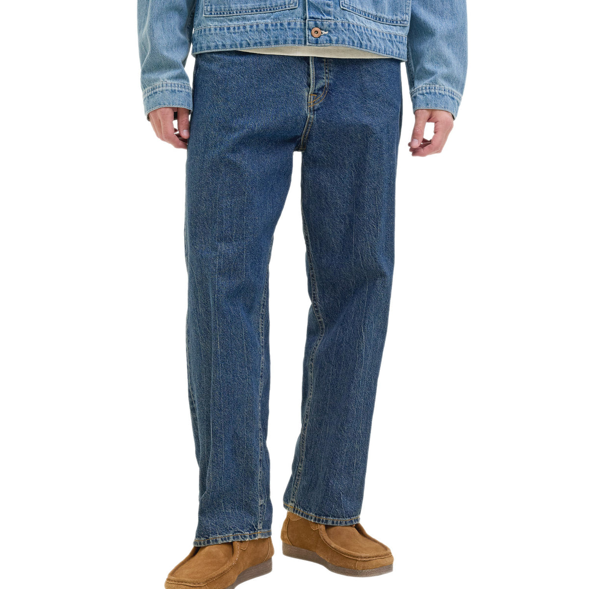 Jeans Loose Fit Puro Cotone EDDIE-BASIC 061 Uomo JACKJONES