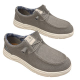 Mocassino Tela Stringato VERMONT-AMM618 Uomo AMERICANINO