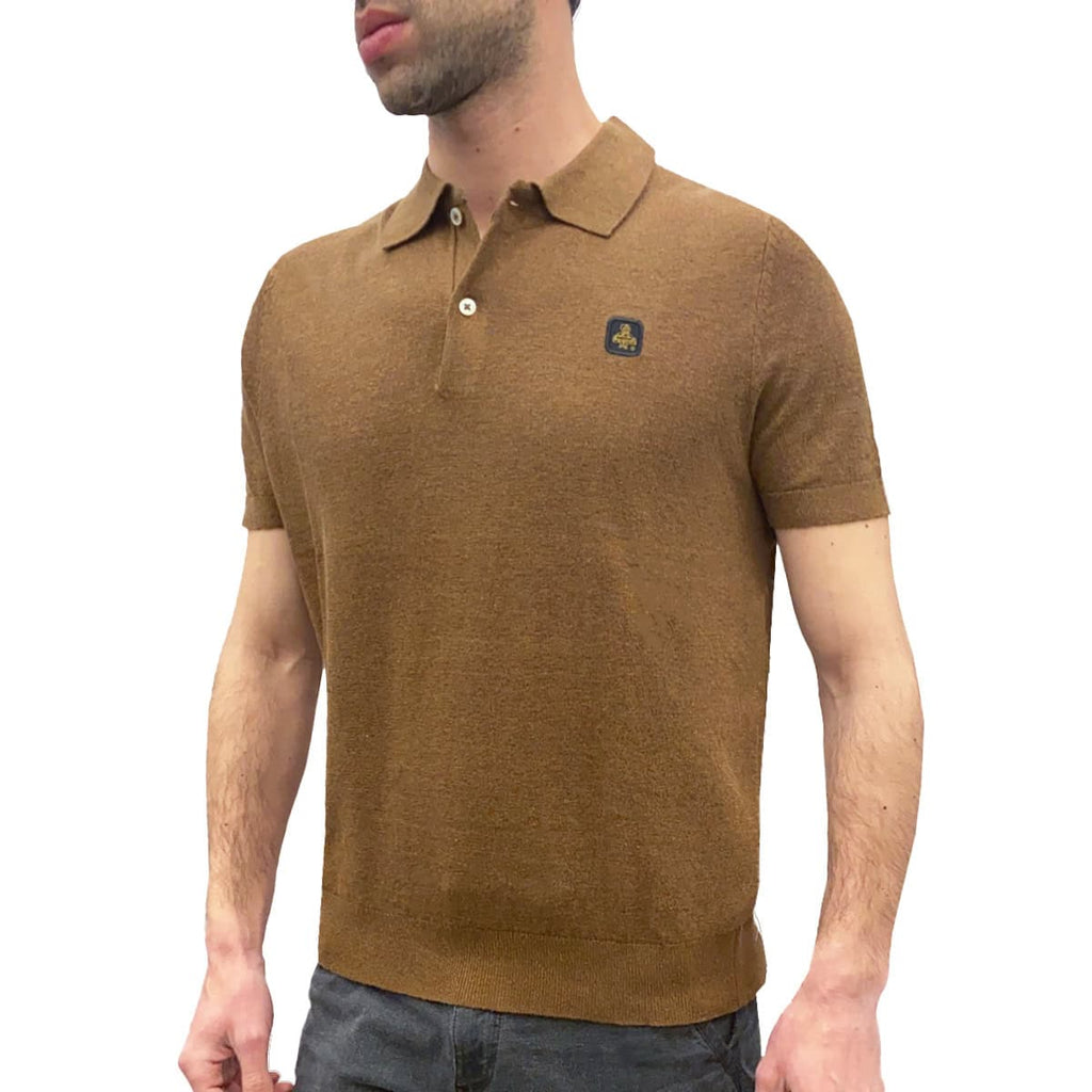 Polo Ma.Corte Misto Lino 28600-SAND Uomo REFRIGIWEAR