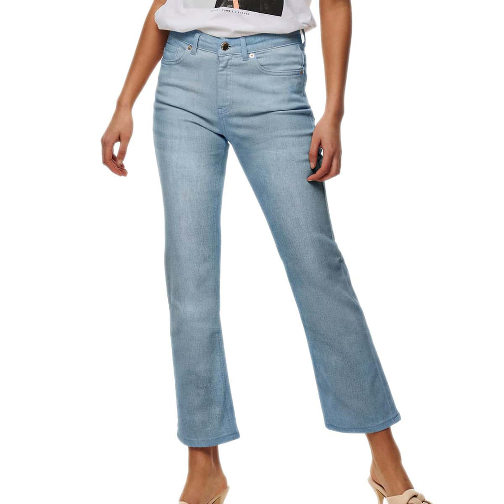 Jeans Zampa Crop Trombetta Elasticizzato KENYA Donna Only