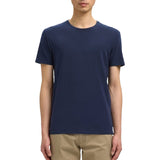 T-Shirt Girocollo Cotone Elasticizzato PIMA-ONECK Uomo SELECTED