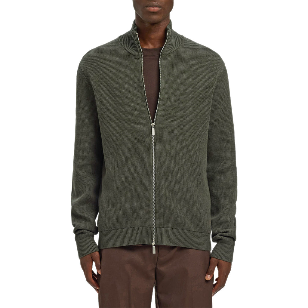 Maglione Zip Full Zip Costine DANE Uomo SELECTED