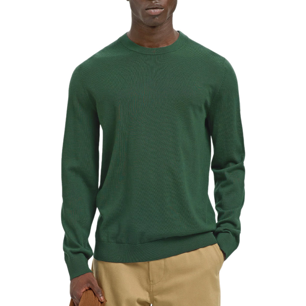 Maglia Girocollo Pura Lana TRAY-MERINO Uomo SELECTED