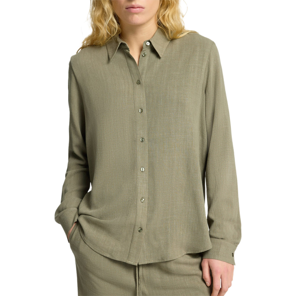 Camicia Over Misto Lino M.L VIVA Donna SELECTED