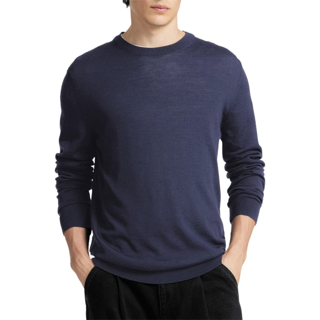 Maglia Girocollo Pura Lana Merino TRAY Uomo SELECTED