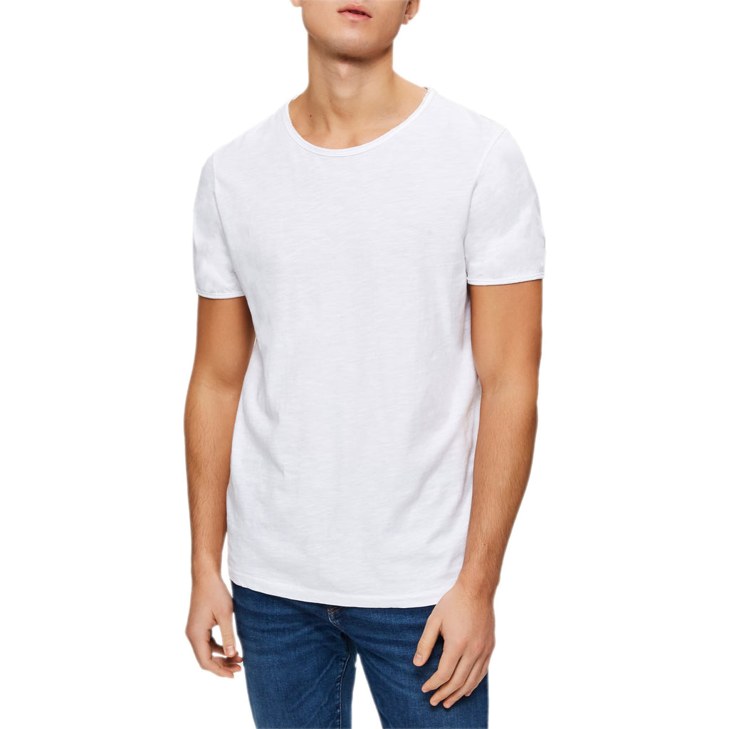 T-Shirt Cotone Fiammato MORGAN Uomo SELECTED