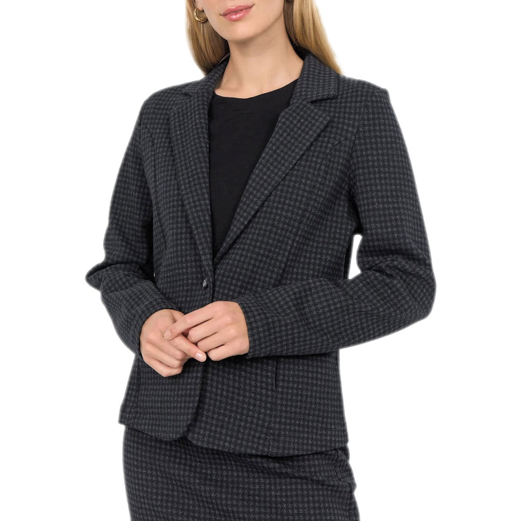 Blazer Jersey Pied de Poule ISOBEL1 Donna SOYACONCEPT