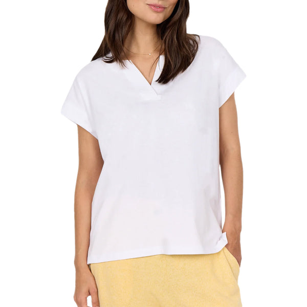 T-Shirt Serafino OverSize Puro Cotone DERBY27 Donna SOYA