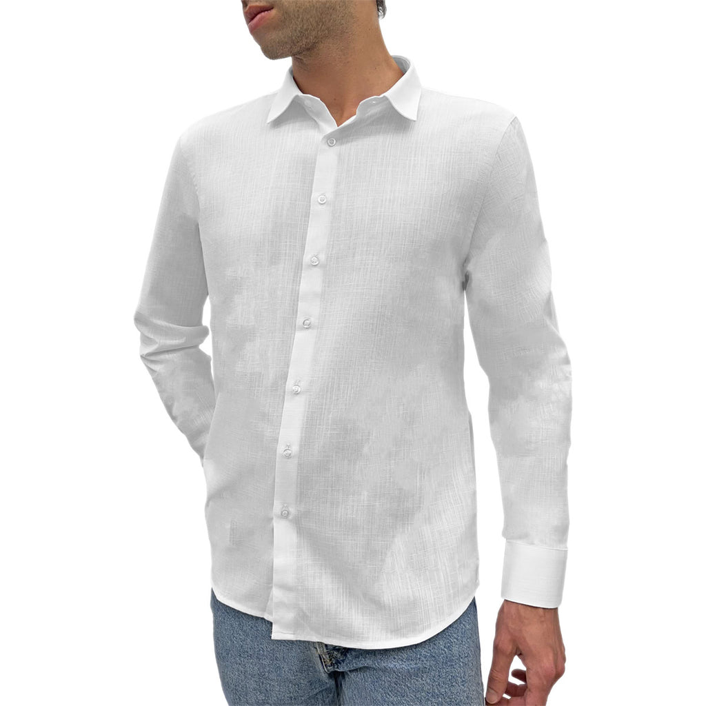 Camicia Classica Puro Lino SH130 Uomo SQUAD2