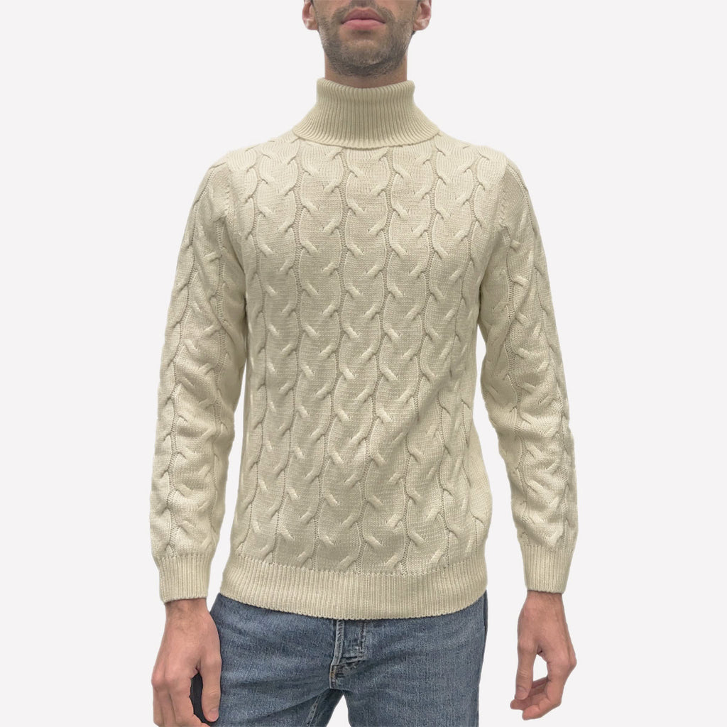 Maglione Dolcevita Trecce MA047 Donna SQUAD2