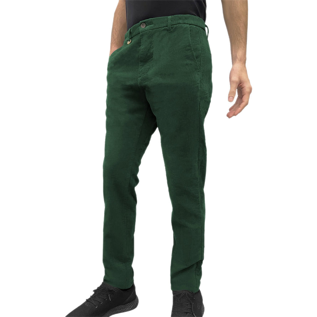 Panta Chino Velluto Coste Vita Elastica BELTRAME Uomo SQUAD