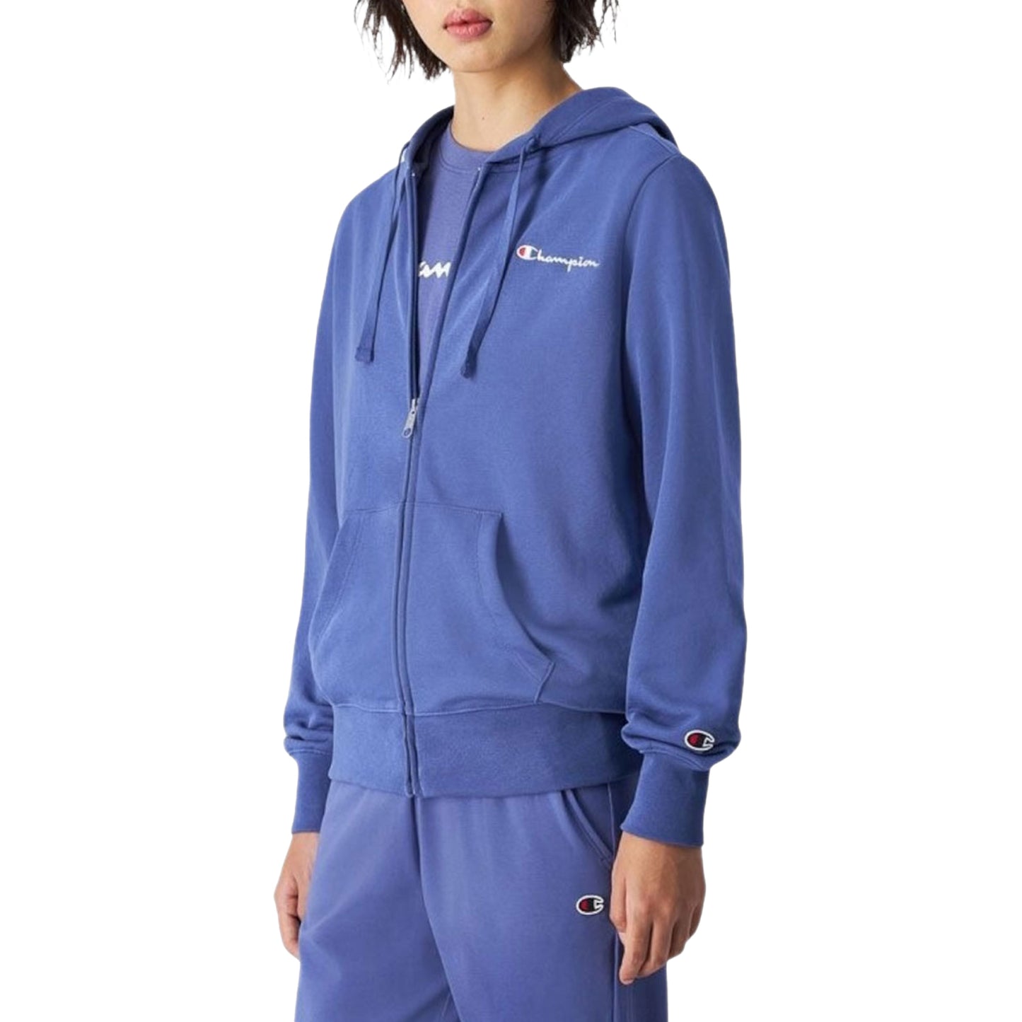 Felpa Garzata Zip Cappuccio 118099 Donna CHAMPION