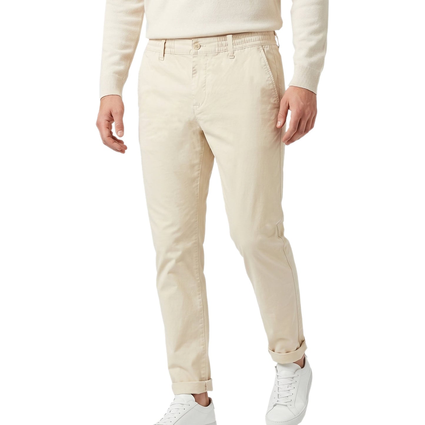 Panta Coulisse Regular Fit Misto Lino PMC207 Uomo CENSURED