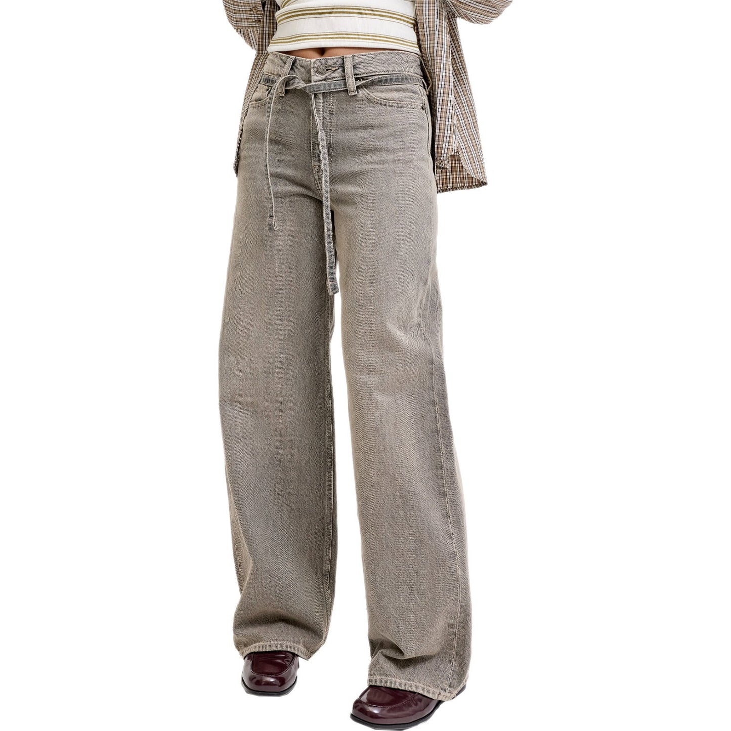 Jeans Palazzo Vita Alta Puro Cotone TOKYO-KAIA R457 Donna JJXX