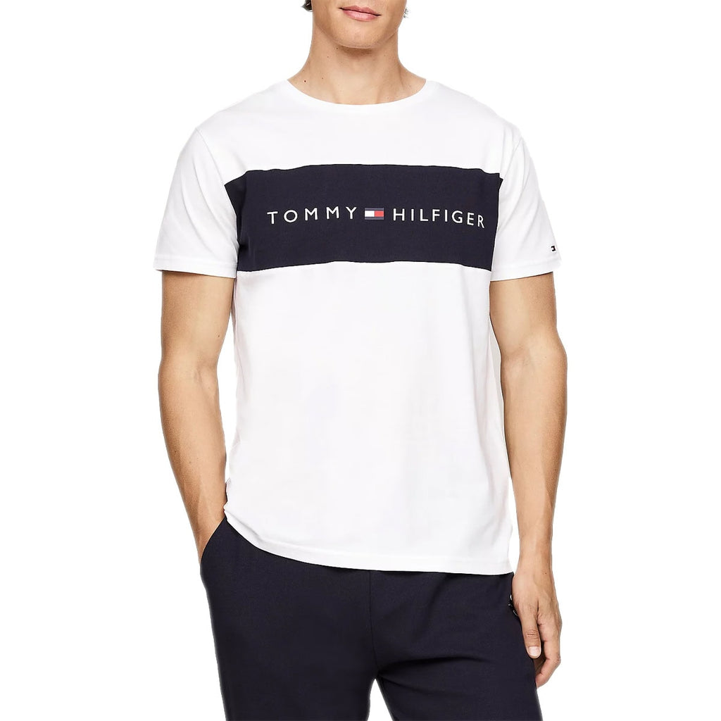 T-Shirt Banda Logata Petto 03418 Uomo TOMMYHILFIGER