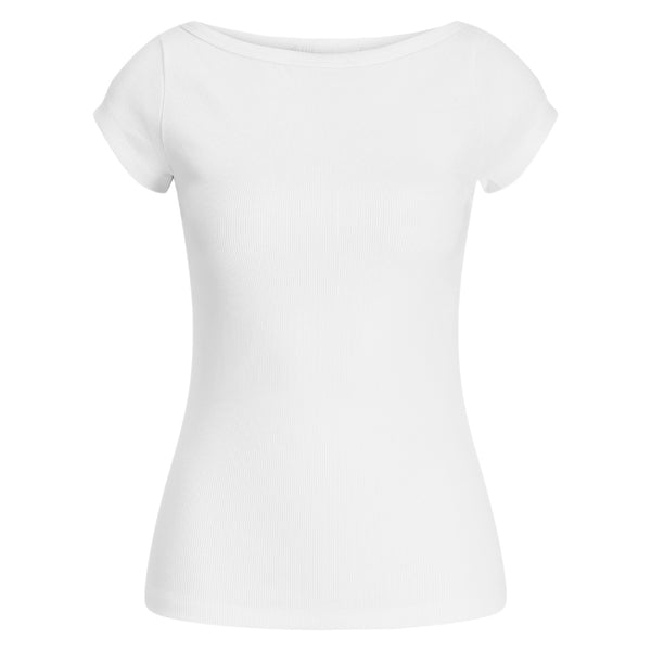 T-Shirt Scollata Slim Fit Costine FIFI Donna JJXX