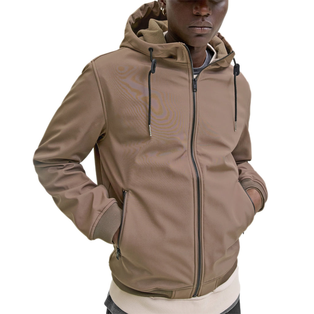 Giubbino Neoprene Felpato Cappuccio BASIC-SOFTSHELL Uomo JACKJONES