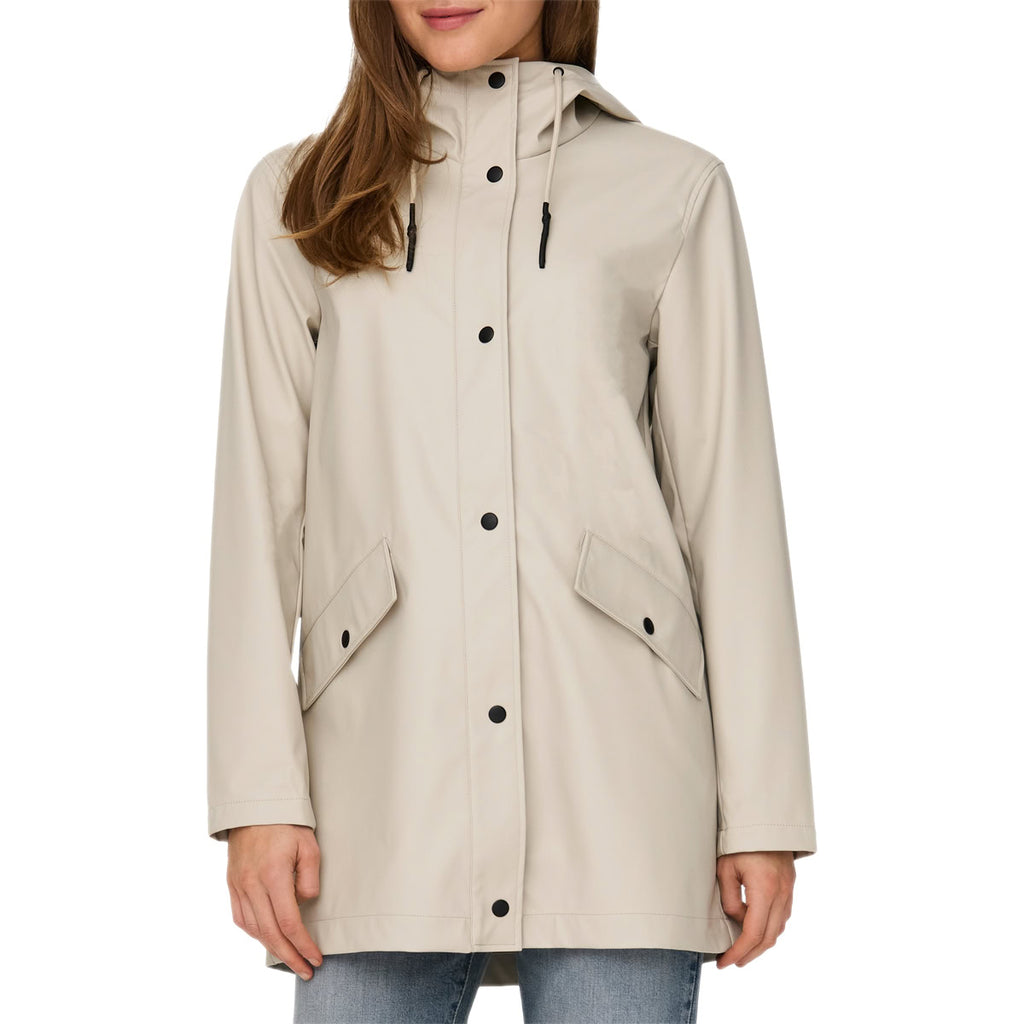 Impermeabile Gommato Cappuccio ELISA-RAINCOAT Donna ONLY