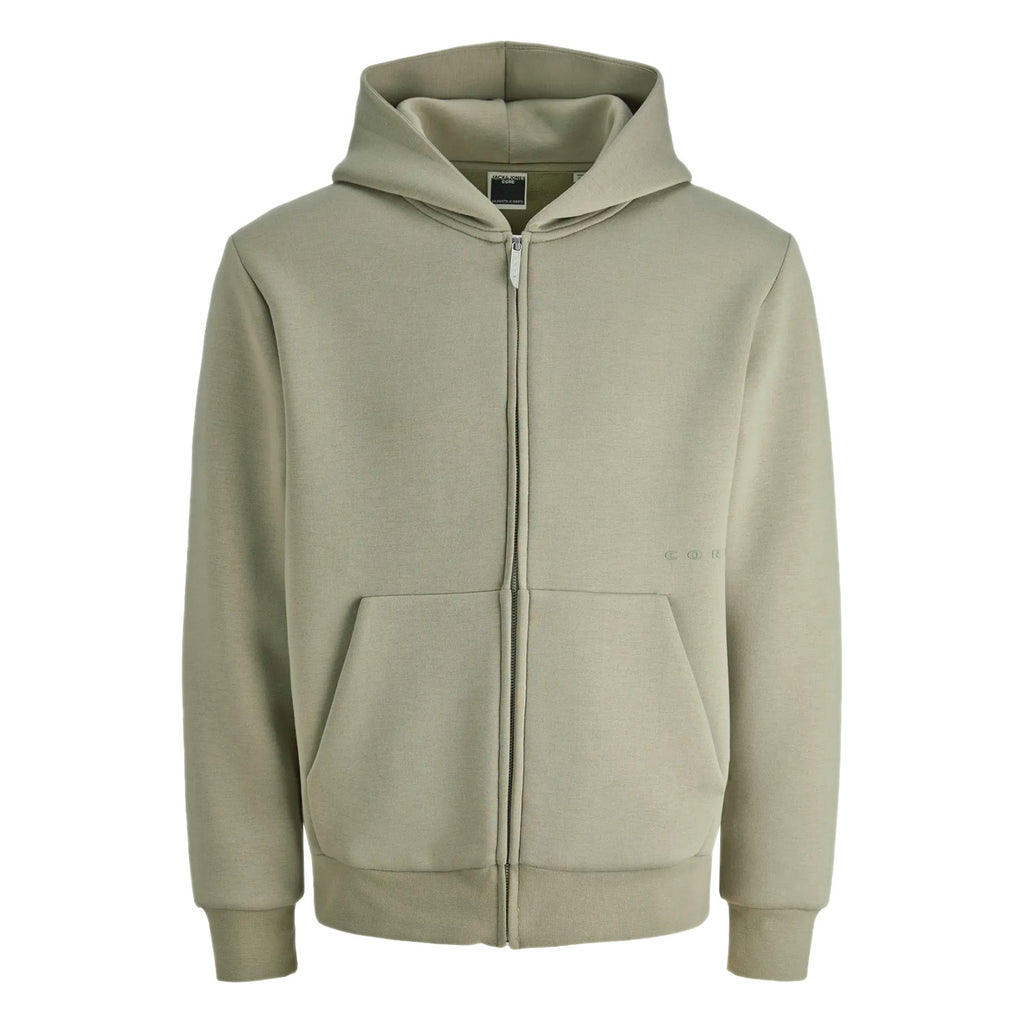 Felpa Neoprene Felpata Zip Cappuccio STANCE-HOOD Uomo JACKJONES