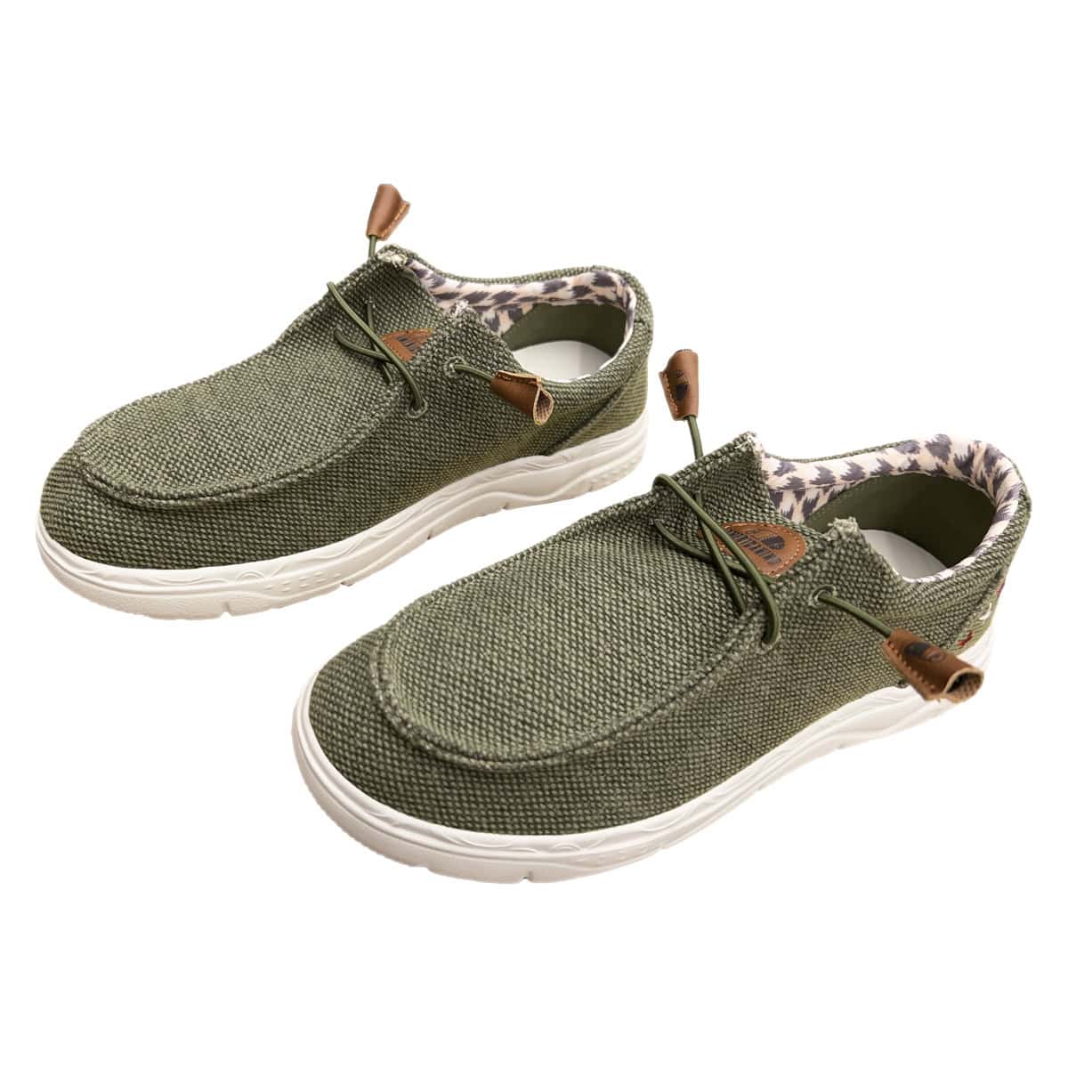 Mocassino Tela Stringato VERMONT-AMM618 Uomo AMERICANINO