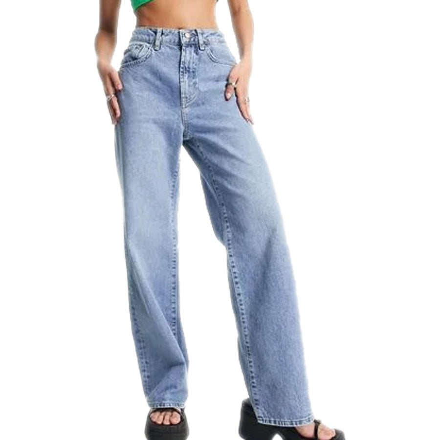 Jeans Palazzo Vita Alta 100.Cotone HOPE Donna ONLY