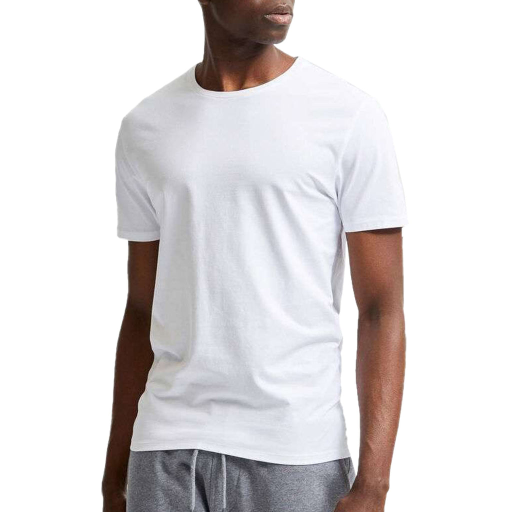 T-Shirt Girocollo Cotone Elasticizzato PIMA-ONECK Uomo SELECTED