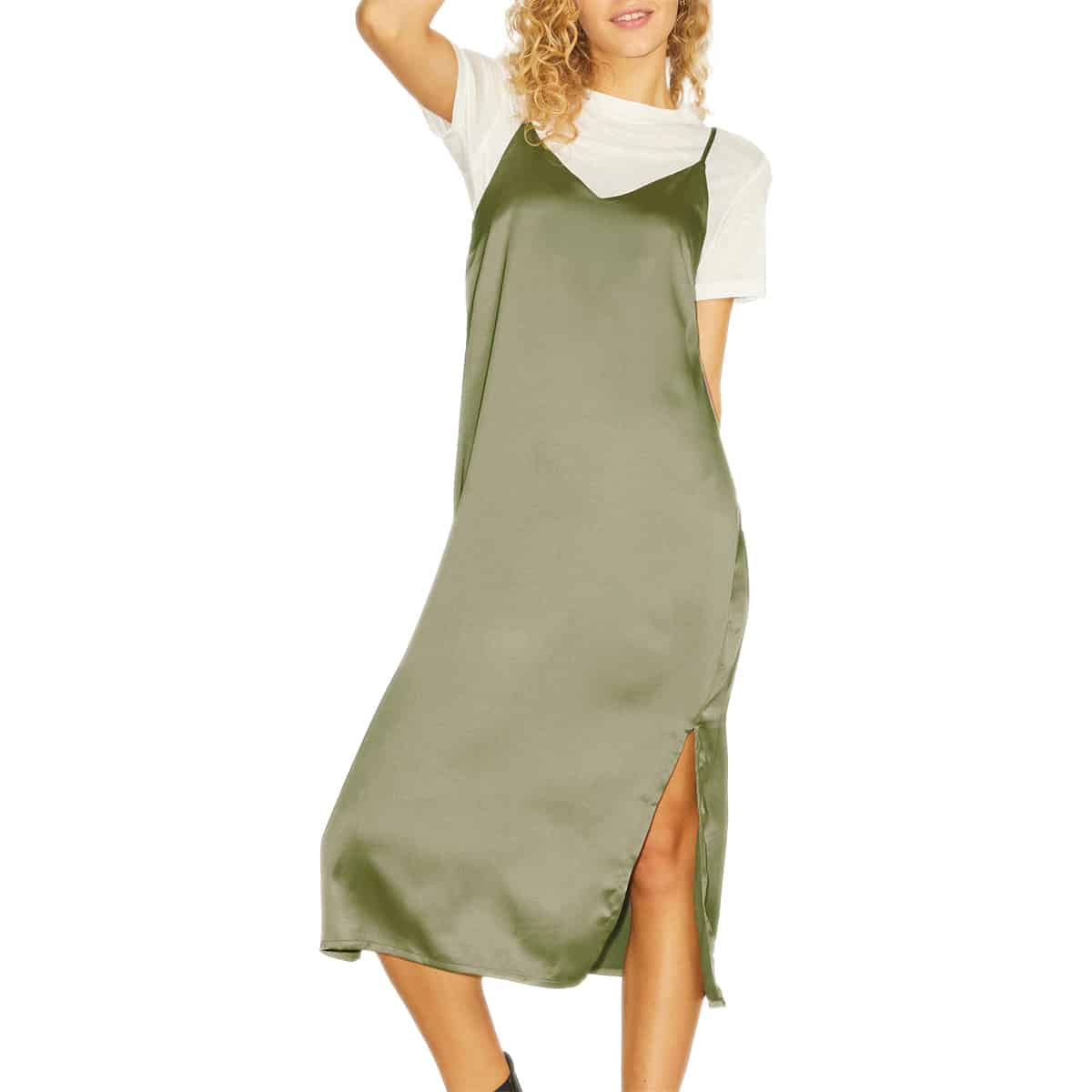 Abito Lungo Spalline Lucido CLEO-DRESS Donna JJXX