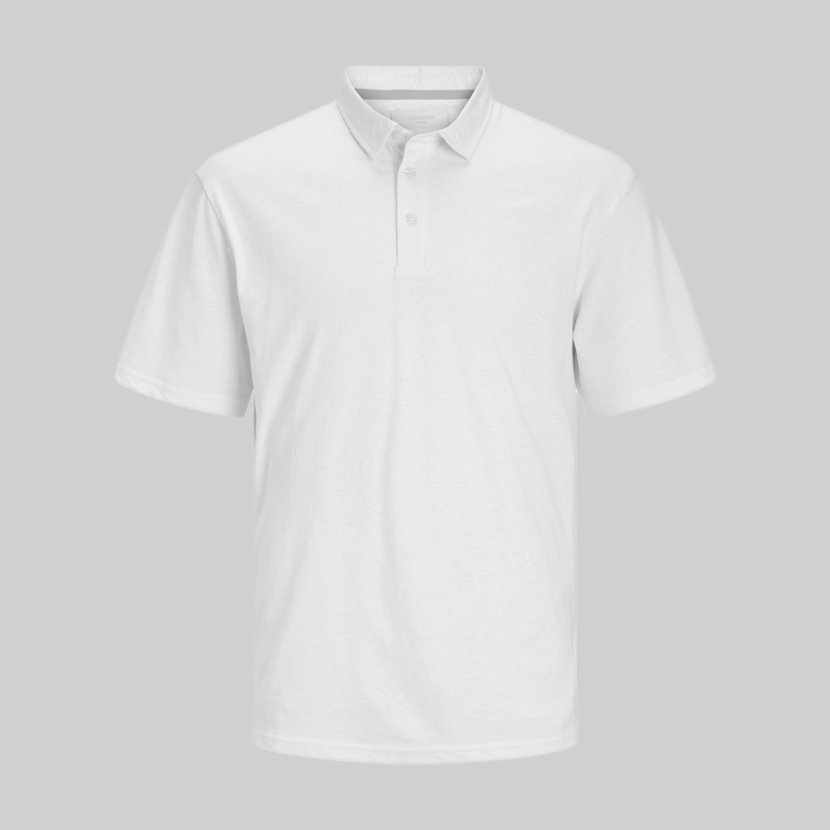Polo Tinta Unita Misto Lino SOFT-LINEN Uomo JACKJONES