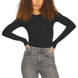 Maglietta Girocollo Slim Fit Costine FREYA-TEE Donna JJXX