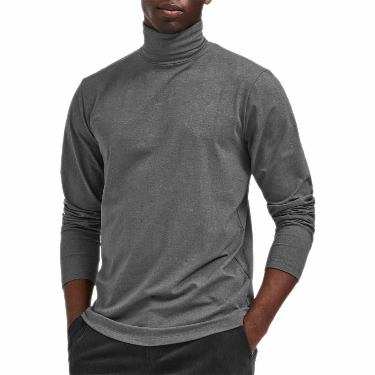 Maglietta Dolcevita Slim Fit Elasticizzata RORY-ROLL Uomo SELECTED