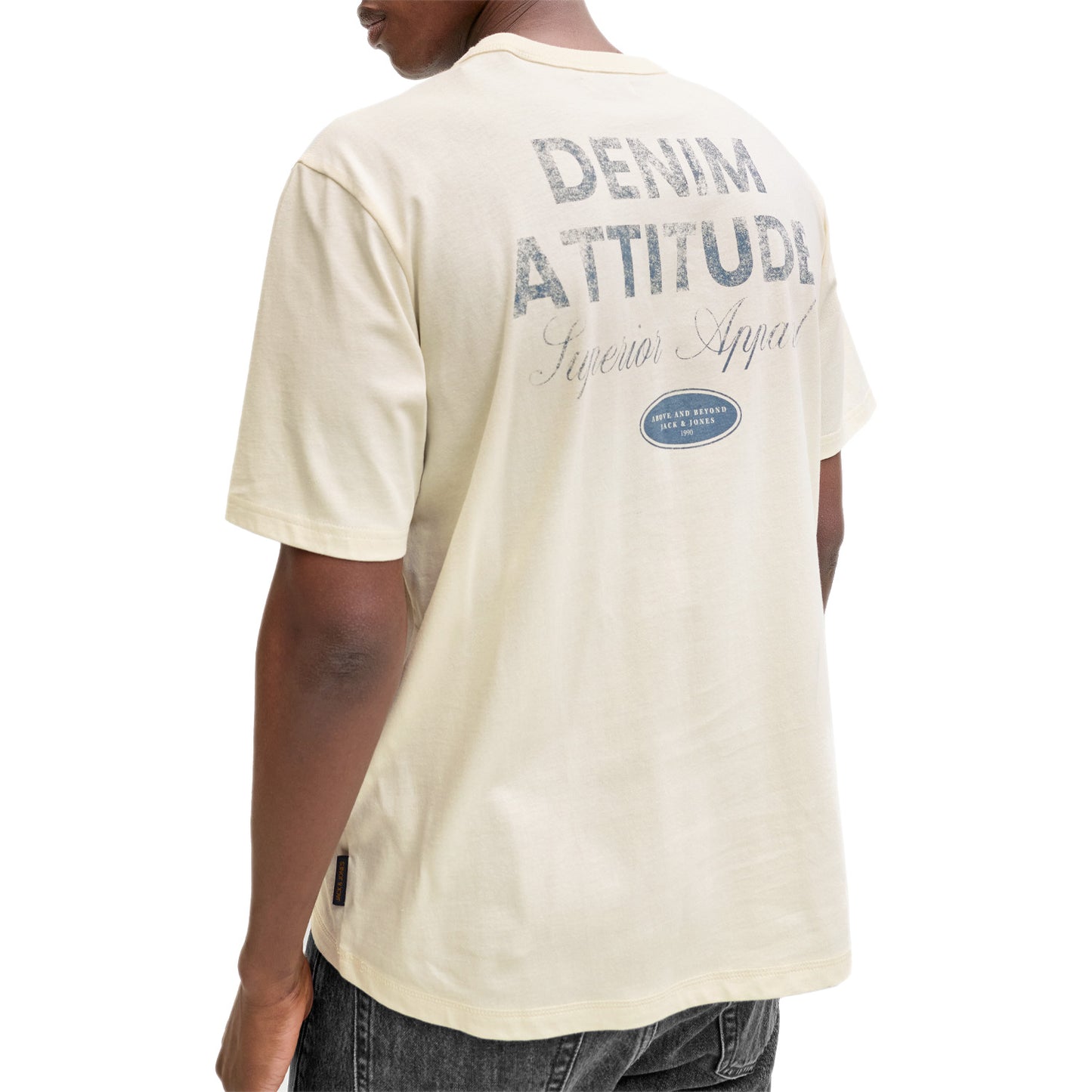 T-Shirt Stampa Fronte Retro DOVER Uomo JACKJONES