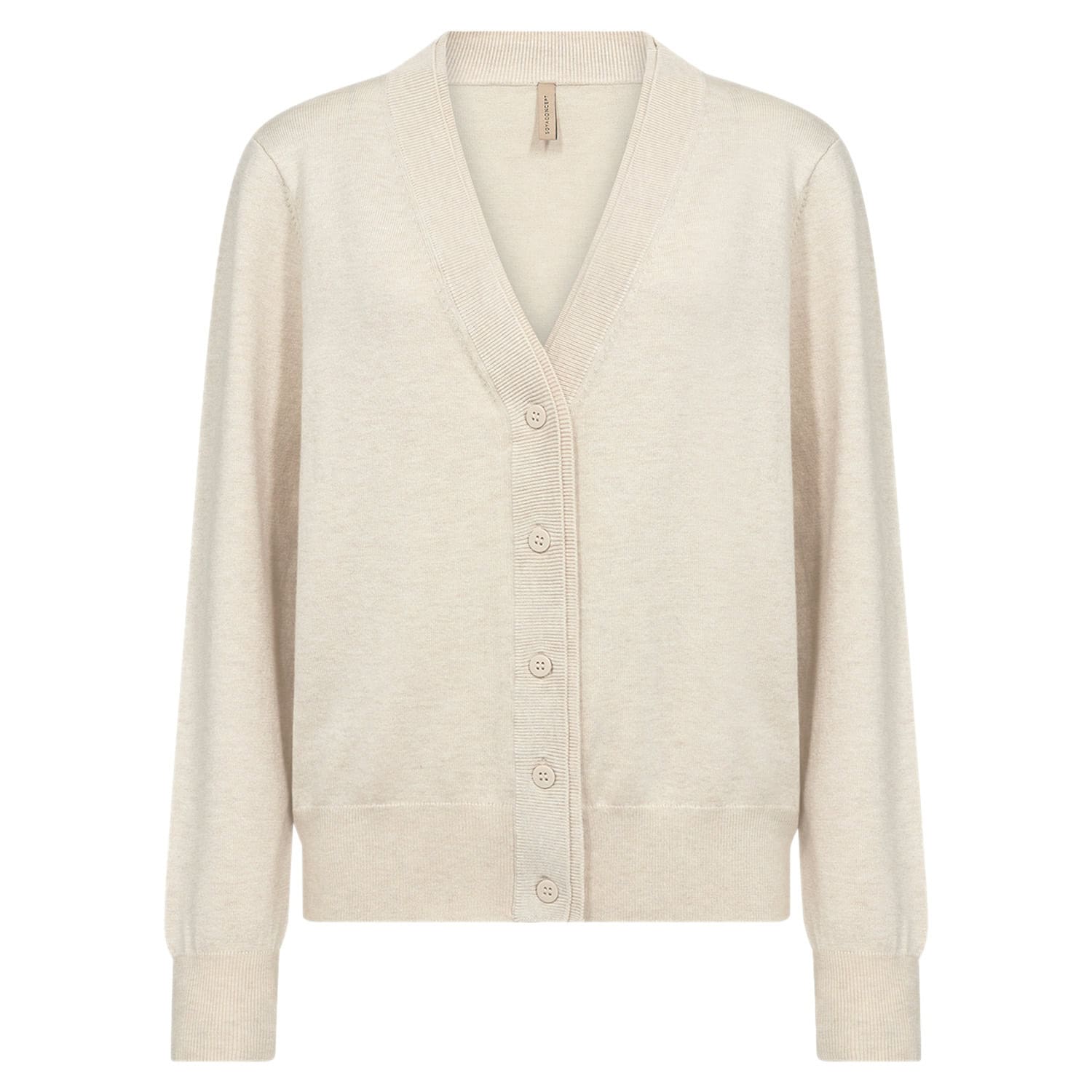 Cardigan in Maglia Scollo "V" Misto Viscosa DOLLIE811 Donna SOYACONCEPET