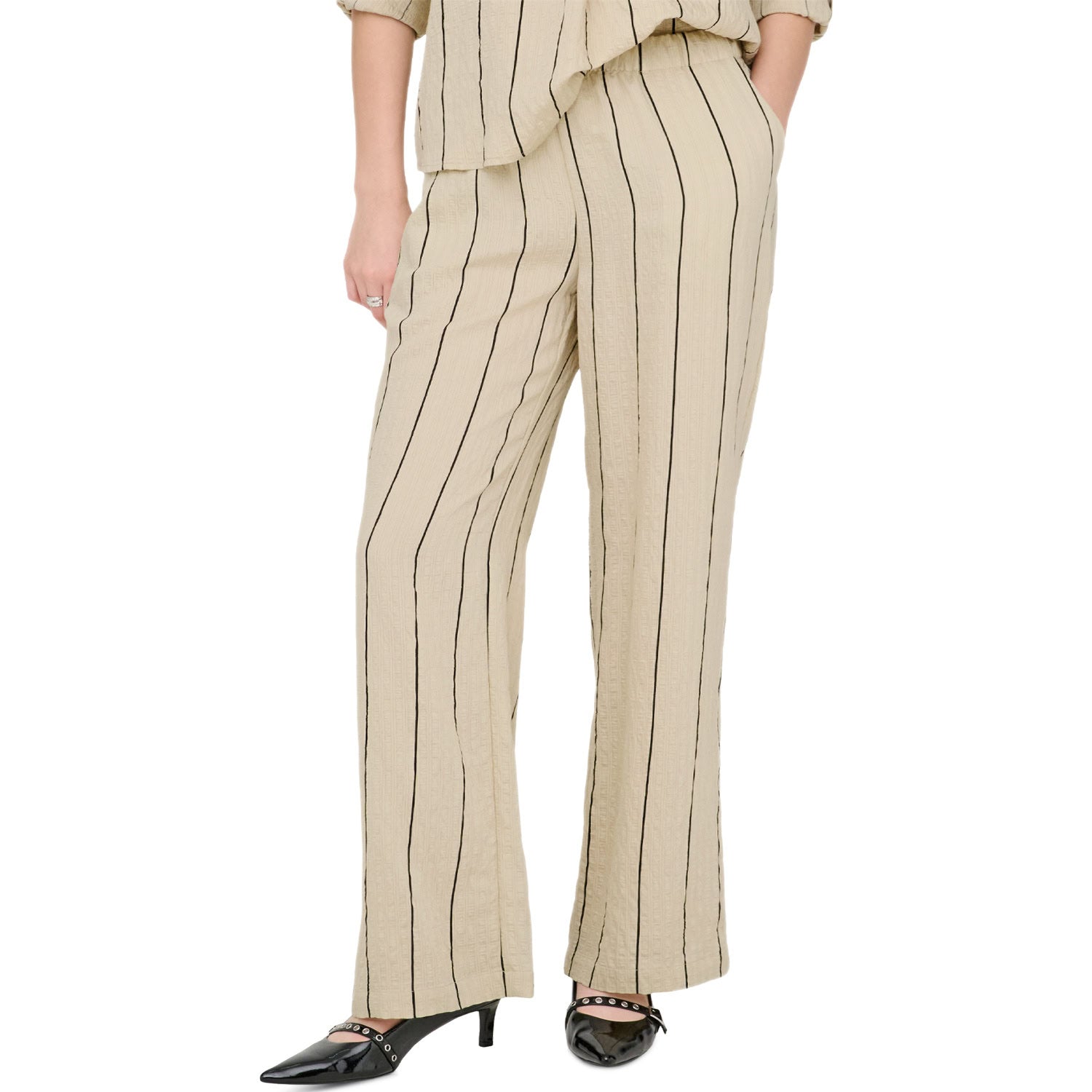 Panta Palazzo Rigato Coulisse AVA Donna JDY