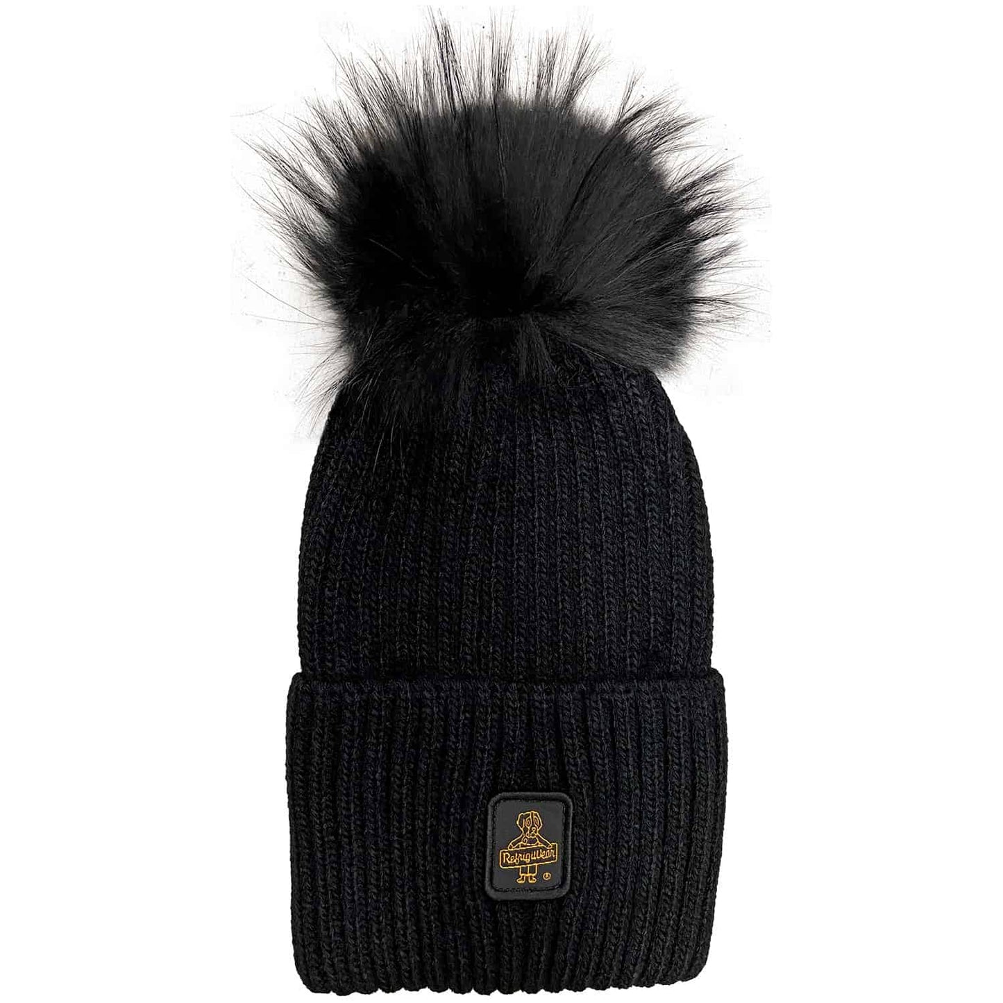 Cappello Cuffia Pompon Vero Pelo SNOWFLAKE Donna REFRIGIWEAR