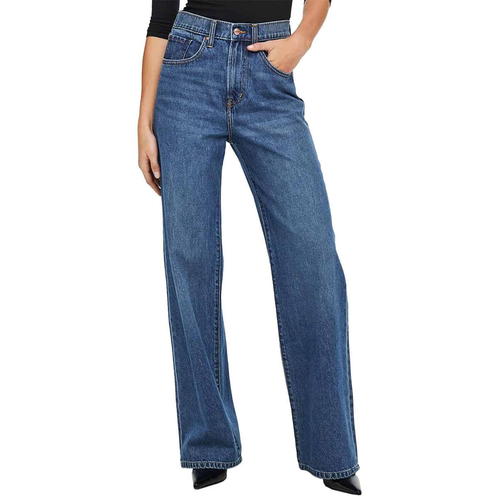 Jeans Palazzo Vita Alta 100.Cotone HOPE Donna ONLY