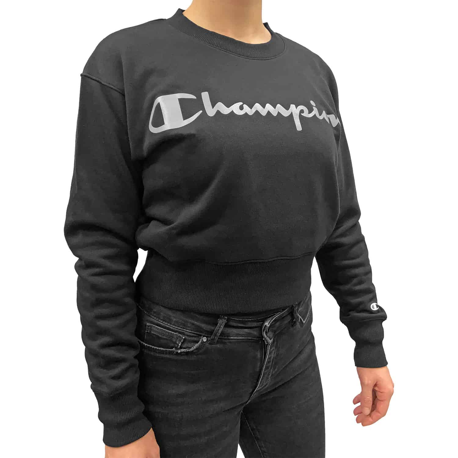 Felpa Felpata Cappuccio Toppe 6630 Donna CHAMPION – La Miniera Abbigliamento