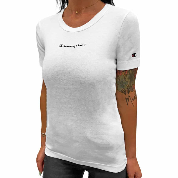 T-Shirt Slim Mini Logo 113691 Donna CHAMPION