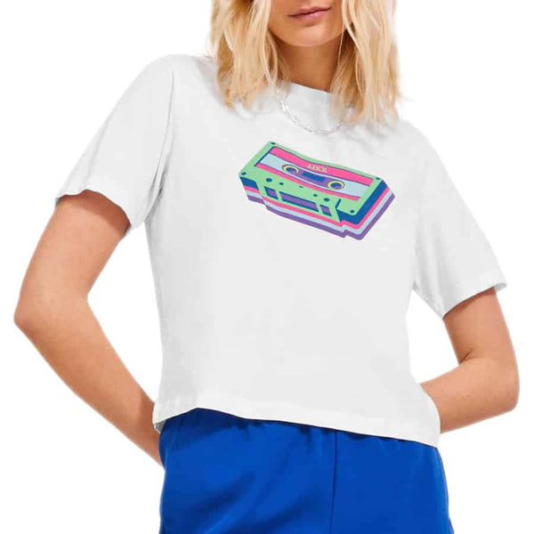 T-Shirt Oversize Stampa Fluo SALLY Donna JJXX