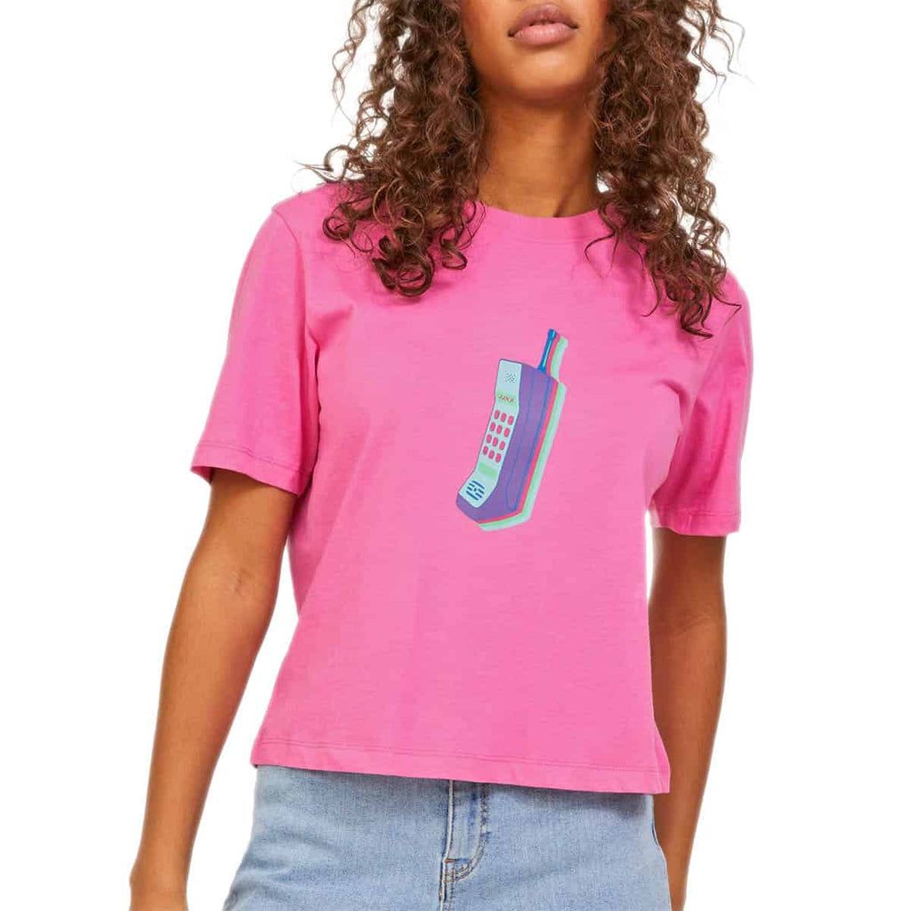 T-Shirt Oversize Stampa Fluo SALLY Donna JJXX – La Miniera Abbigliamento