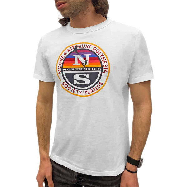 T-Shirt Logo Multicolor 692796 Uomo NORTH SAILS